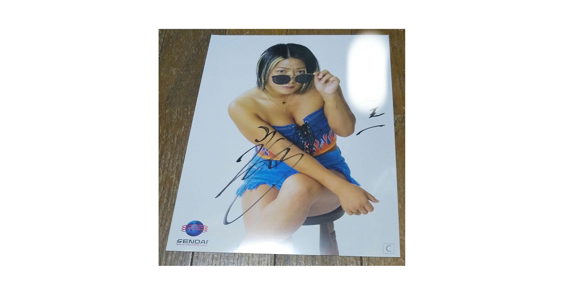 Amazon.co.jp: 岩田美香（センダイガールズプロレスリング）直筆